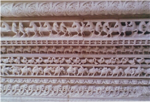Stone Reliefs Works, Agra Red Sandstone Reliefs