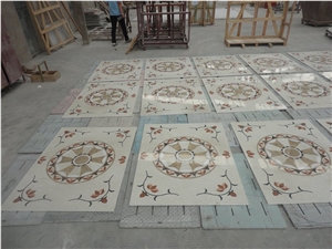 Marble Water Jet Floor Medallion Square Medallions Marble Water Jet Floor Medallion Square Medallions