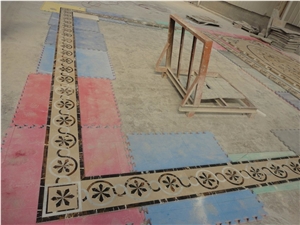 Waterjet Medallion Square Medallion