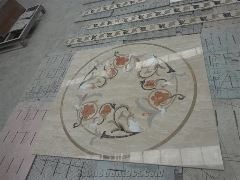 Waterjet Medallion Square Medallion