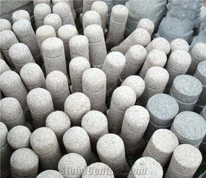 Cheap Red Granite Parking Stone,Veticle Stop Stone,Road Barrier