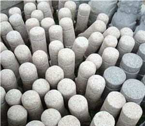 Cheap Red Granite Parking Stone,Veticle Stop Stone,Road Barrier