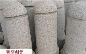 Cheap Red Granite Parking Stone,Veticle Stop Stone,Road Barrier