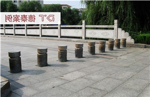 Cheap Red Granite Parking Stone,Veticle Stop Stone,Road Barrier