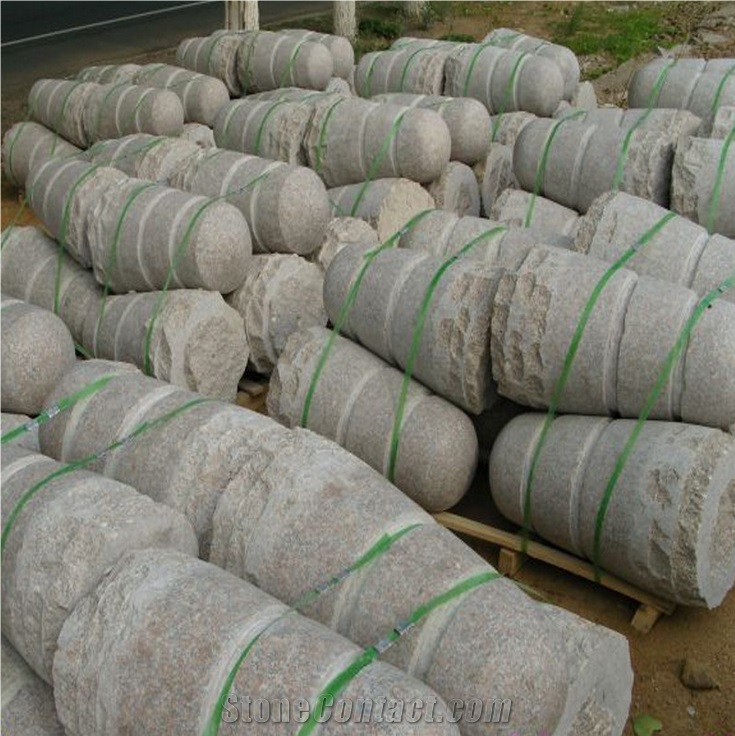 Cheap Red Granite Parking Stone,Veticle Stop Stone,Road Barrier