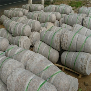 Cheap Red Granite Parking Stone,Veticle Stop Stone,Road Barrier