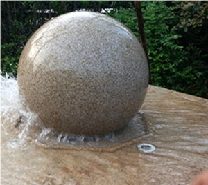 China Grey Granite Natural Decorative Garden Stone Ball, Fountain Sphere Ball China Grey Granite Natural Decorative Garden Stone Ball, Fountain Sphere Ball