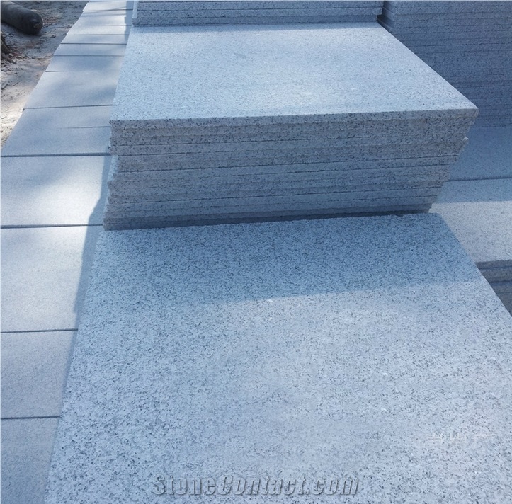 Flamed Sesame Grey Granite, G343 Granite Slabs & Tiles
