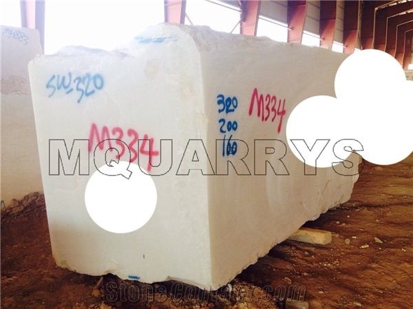 Snow White Onyx Block, Iran White Onyx