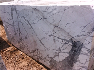 White Calacatta Marble Blocks,