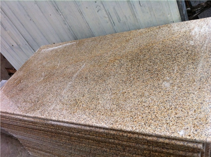 New G682 Granite Slabs & Tiles,China Rusty Yellow Granite