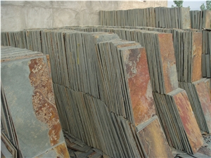 Rusty Slate Tile,Flooring Tile,Slate Paving