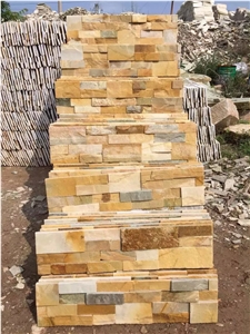 Beige Sandstone Cultured Stone Z Shape Wall Cladding Stack Stone Veneer Beige Sandstone Cultured Stone Z Shape Wall Cladding Stack Stone Veneer