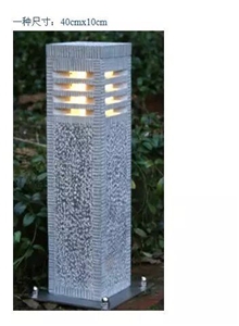 Blue Limestone Lampstandard Lamp Post,Gardern Lanterns