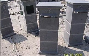 Blue Limestone Mail Box,Post Box