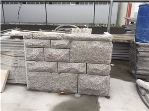 G350 Yellow Granite Mushroom Wall Stone