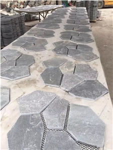Green Rusty Slate Flagstone, Irregular Flagstone, Flagstone Walkway Pavers