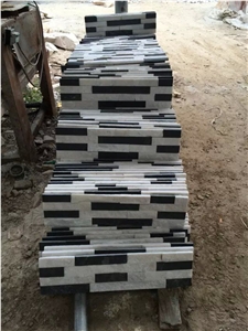 Slate Sandstone Marble Quartz Mixed Multicolor Wall Cladding Culture Stones Stack Stone Feature Wall