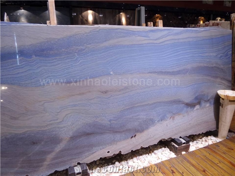 Azul Macaubas Quartzite Slabs & Tiles, Blue Quartzite