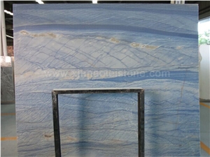 Azul Macaubas Quartzite Slabs & Tiles, Blue Quartzite