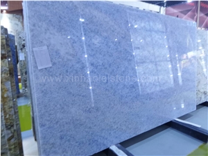 Blue Crystal Quartzite Slabs & Tiles, Blue Quartzite Wall Covering