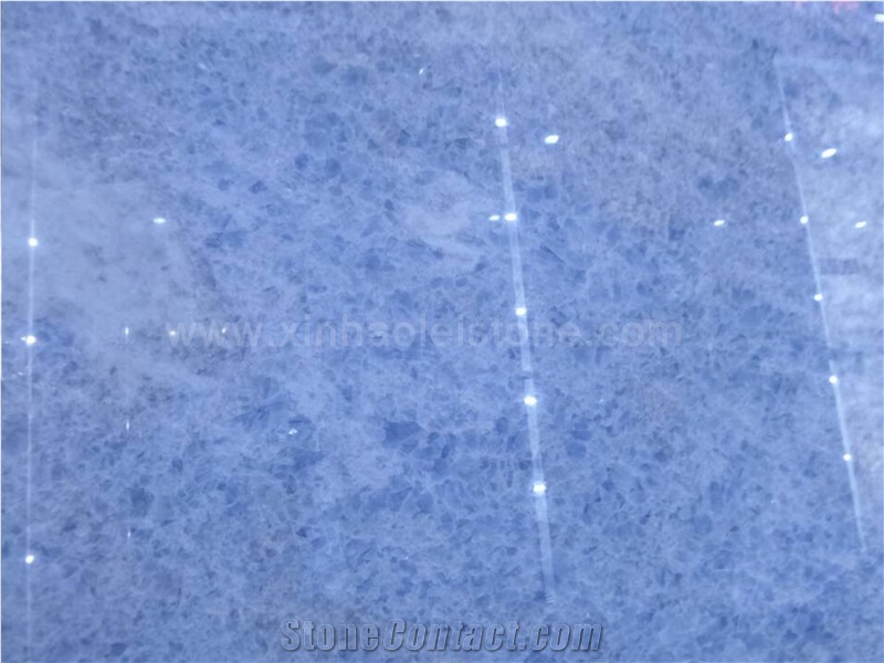 Blue Crystal Quartzite Slabs & Tiles, Blue Quartzite Wall Covering