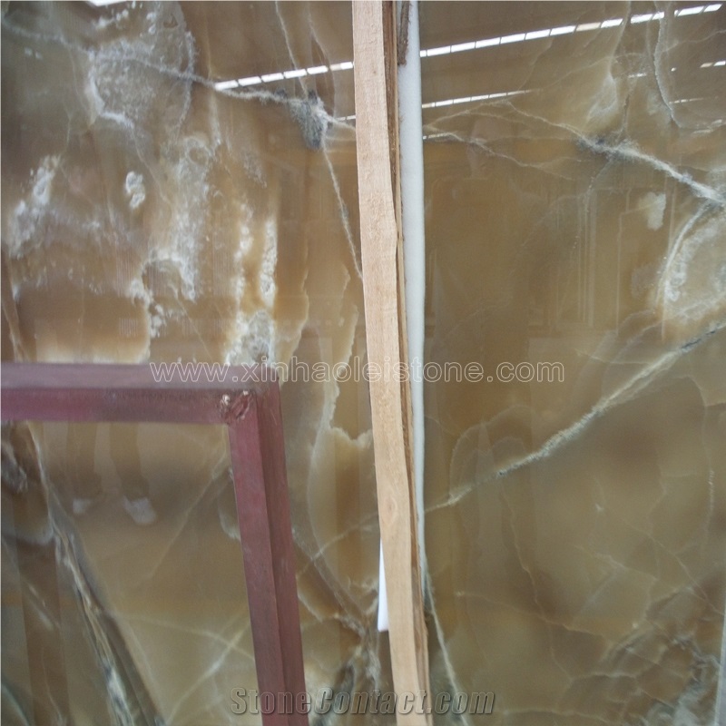 Tea Onyx Slabs & Tiles, China Brown Onyx