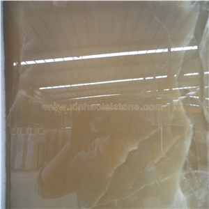 Tea Onyx Slabs & Tiles, China Brown Onyx