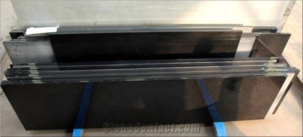 Jet Black Granite Counter Tops, Black Indian Granite