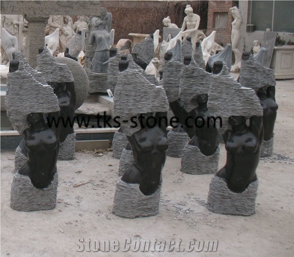 Art Sculptures, Black Marble Sculptures&Statues,Artificial Stone,Artist, Western Statues,Handcarved Sculptures/Human Sculptures