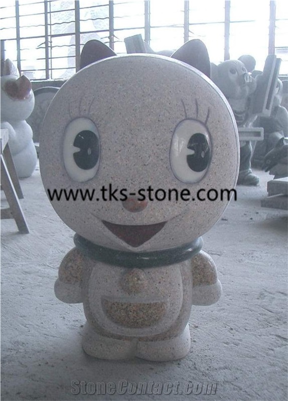 Beige Granite Art Works ，Colorful Cartoon Art Works