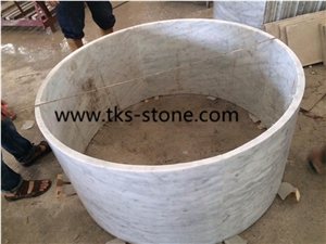 Bianco Carrara White Marble Columns Pillars,Marble Columns ,Stone Pillars