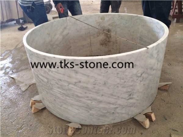 Bianco Carrara White Marble Columns Pillars,Marble Columns ,Stone Pillars