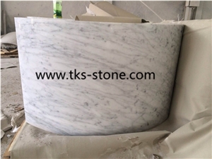 Bianco Carrara White Marble Columns Pillars,Marble Columns ,Stone Pillars