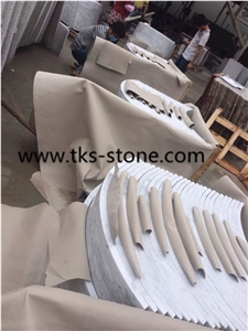 Bianco Carrara White Marble Columns Pillars,Marble Columns ,Stone Pillars