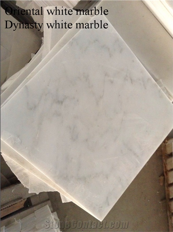 Carrara White Marble Tiles, Dynasty White Marble Slabs, China White Marble