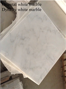 Carrara White Marble Tiles, Dynasty White Marble Slabs, China White Marble