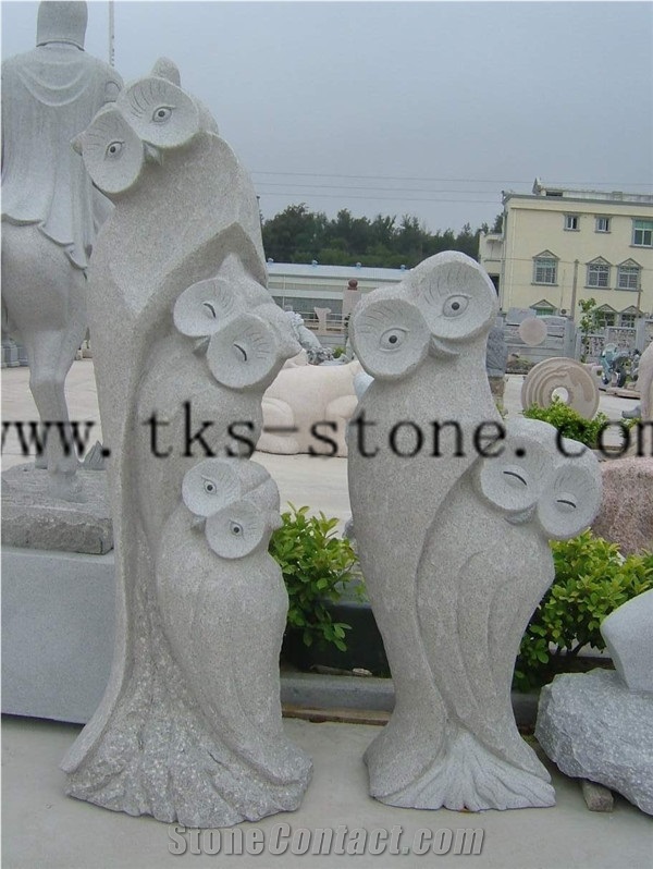 China Beige Granite Legend Of the Guardians Sculpture/Animal Sculptures