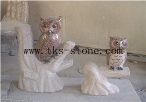 China Beige Granite Legend Of the Guardians Sculpture/Animal Sculptures