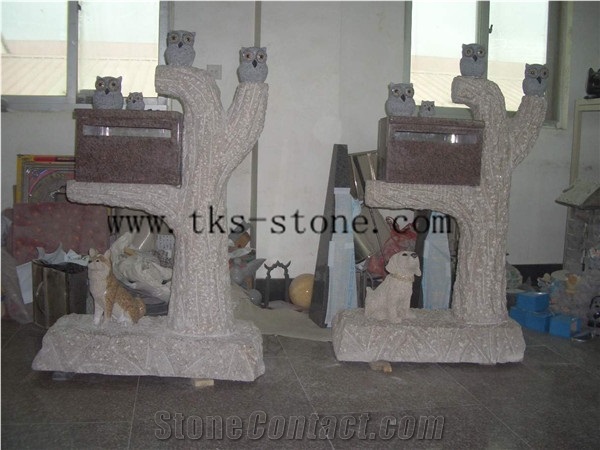 China Beige Granite Legend Of the Guardians Sculpture/Animal Sculptures