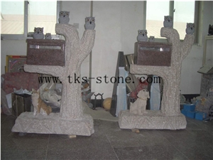 China Beige Granite Legend Of the Guardians Sculpture/Animal Sculptures