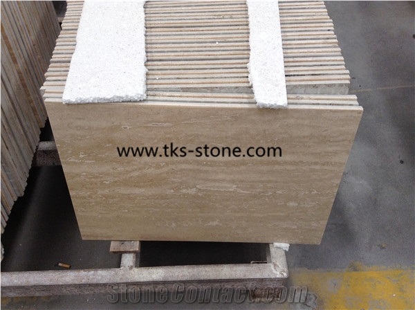 China Beige Travertine Ceramic Compound Panel&Tiles,Marble Ceramic Composite Tiles, Beige Travertine Laminated and Composite Tiles