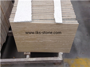 China Beige Travertine Ceramic Compound Panel&Tiles,Marble Ceramic Composite Tiles, Beige Travertine Laminated and Composite Tiles