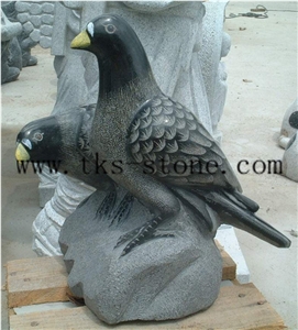 China Black Granite Bird/Pigeon/ Bird Of Peace/Eagle/Animal Sculptures