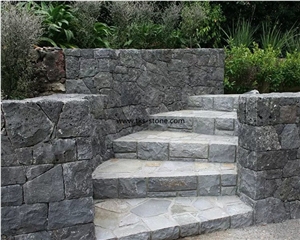 China Blue Limestone Cultured Stone,China Blue Limestone Wall Covering