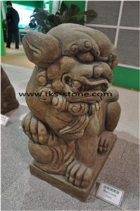 China Brown Granite Handcarved Sculptures,Garden Sculptures,Landscape Sculptures,Lion Sculpture,Granite Sulpture Lion,Granite Carved Lion,Lion Scupltures,Lion Statues