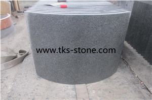 China G654 Black Granite Column,Padang Dark,Sesame Black,China Impala,Impala Black