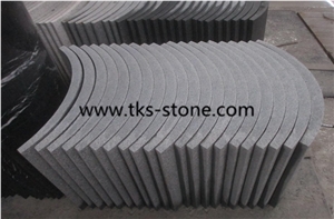 China G654 Black Granite Column,Padang Dark,Sesame Black,China Impala,Impala Black