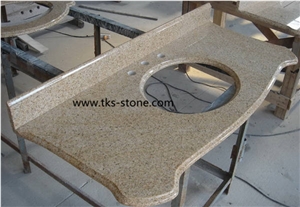 China G682 Yellow Granite Countetops,Rusty Yellow,Giallo Rusty,Yellow Rust Granite,Desert Gold,Giallo Fantasia,Sunset Gold Granite Kitchen Countertops
