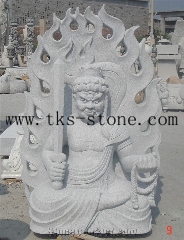 China Green Granite Religious Statues & Sculptures/Gods Sculptures